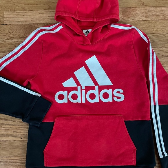 Adidas Long Sleeve Hooded Pullover - Picture 4 of 6